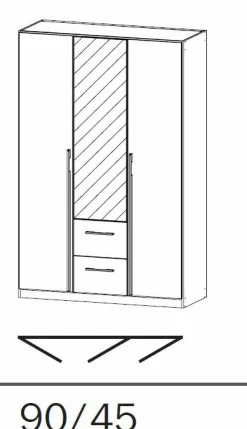Rauch Armoires À Vêtements<Armoire à portes battantes ESSENSA