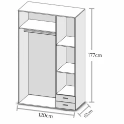 Pol-Power Armoires À Vêtements<Armoire à portes battantes BASE 3