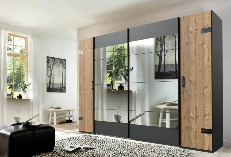 Armoire à portes battantes et coulissantes STOCKHOLM