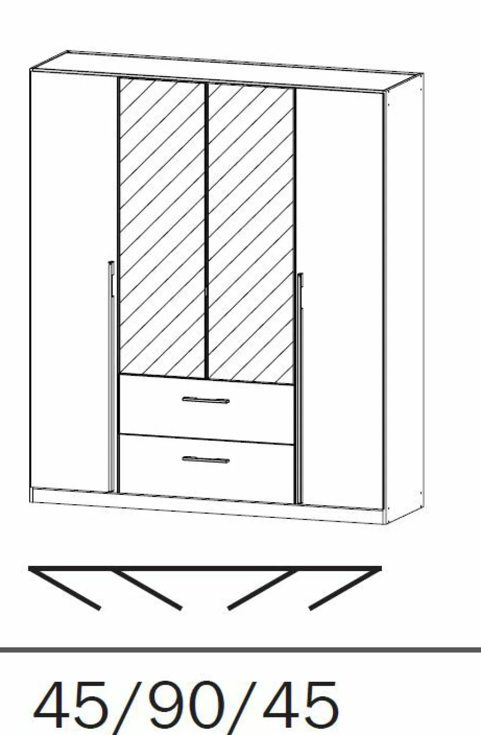 Armoire à portes battantes ESSENSA