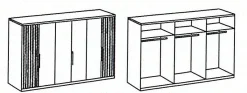 Wimex Armoires À Vêtements<Armoire à portes battantes ANDORRA