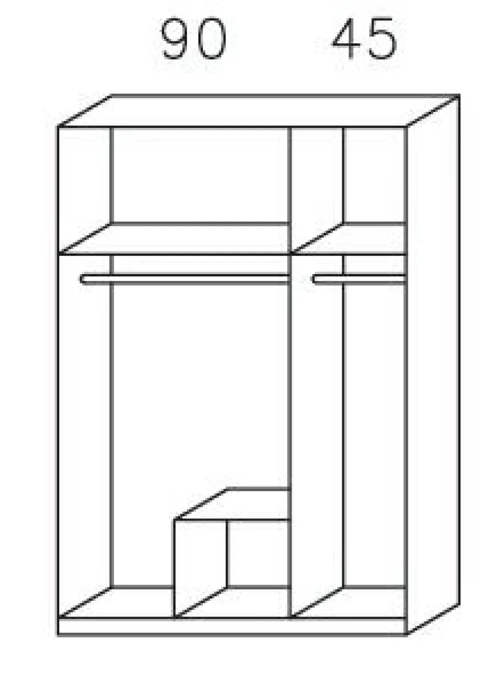 Rauch Armoires À Vêtements<Armoire à portes battantes MICRO