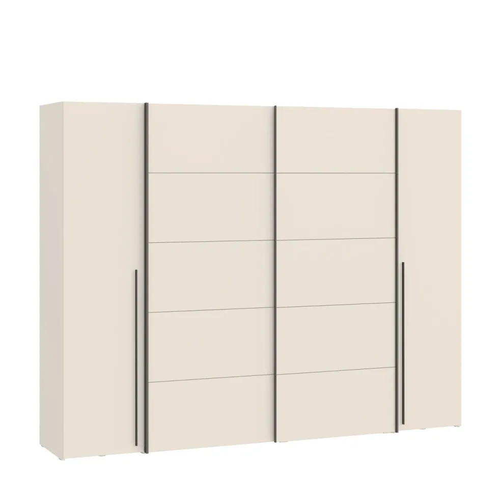 Armoire à portes battantes et coulissantes NARAGO