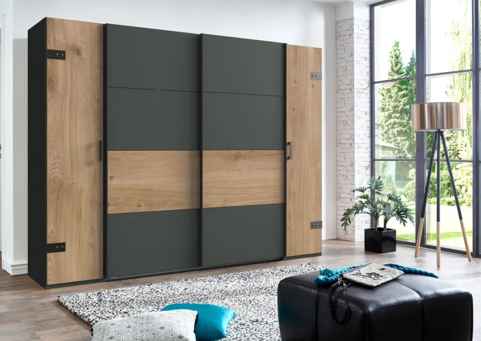 Armoire à portes battantes et coulissantes STOCKHOLM