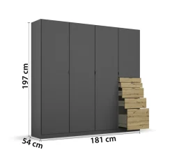 Rauch Armoires À Vêtements<Armoire à portes battantes AGUALVA-CACEM