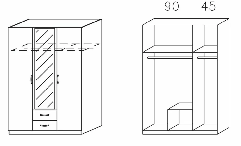 Armoire à portes battantes CASE