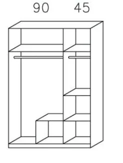 Armoire à portes battantes KREFELD