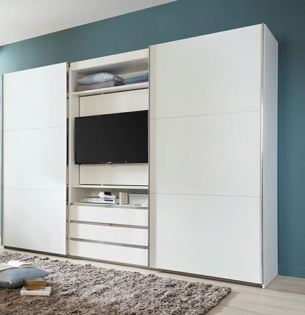 Wimex Armoires À Vêtements<Armoire à portes coulissantes avec support TV intégré MAGIC
