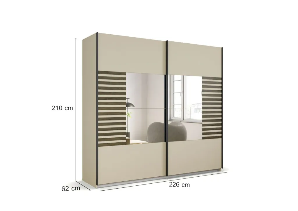 Rauch Armoires À Vêtements<Armoire à portes coulissantes LISSABON