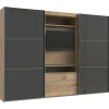 Wimex Armoires À Vêtements<Armoire à portes coulissantes avec support TV intégré MAGIC GLAS