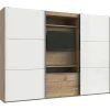 Armoire à portes coulissantes avec support TV intégré MAGIC GLAS
