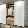 Armoire à portes coulissantes avec miroir pivotant intégré MAGIC