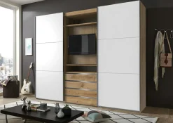 Armoire à portes coulissantes avec support TV intégré MAGIC