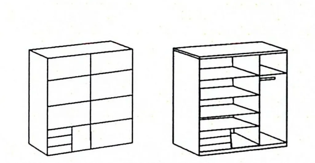 Wimex Armoires À Vêtements<Armoire à portes coulissantes EMDEN