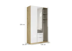 Armoire à vêtements ALABAMA