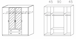 Rauch Armoires À Vêtements<Armoire à vêtements CASE