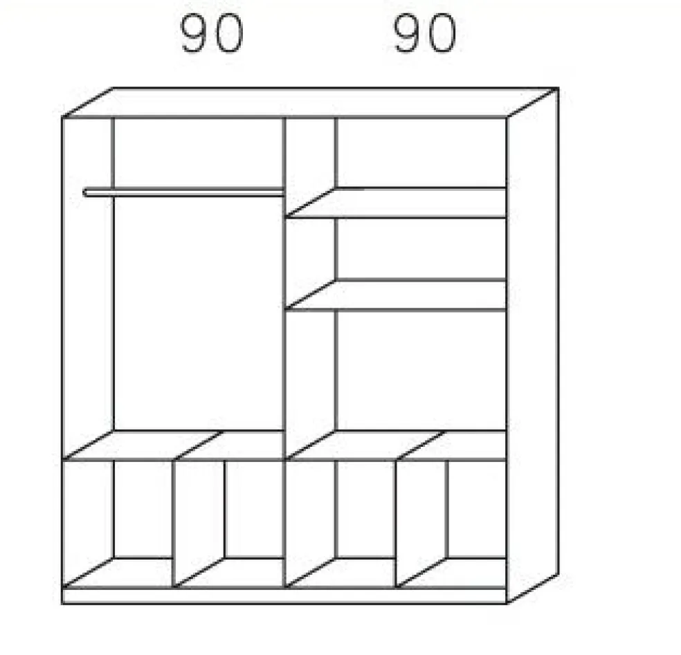 Armoire à vêtements CELLE