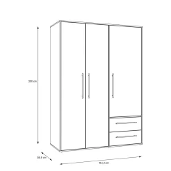 Forte Armoires À Vêtements<Armoire à vêtements MOKKARIS