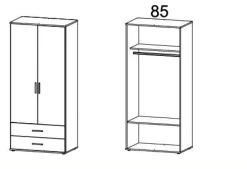 Rauch Armoires À Vêtements<Armoire à vêtements RASANT