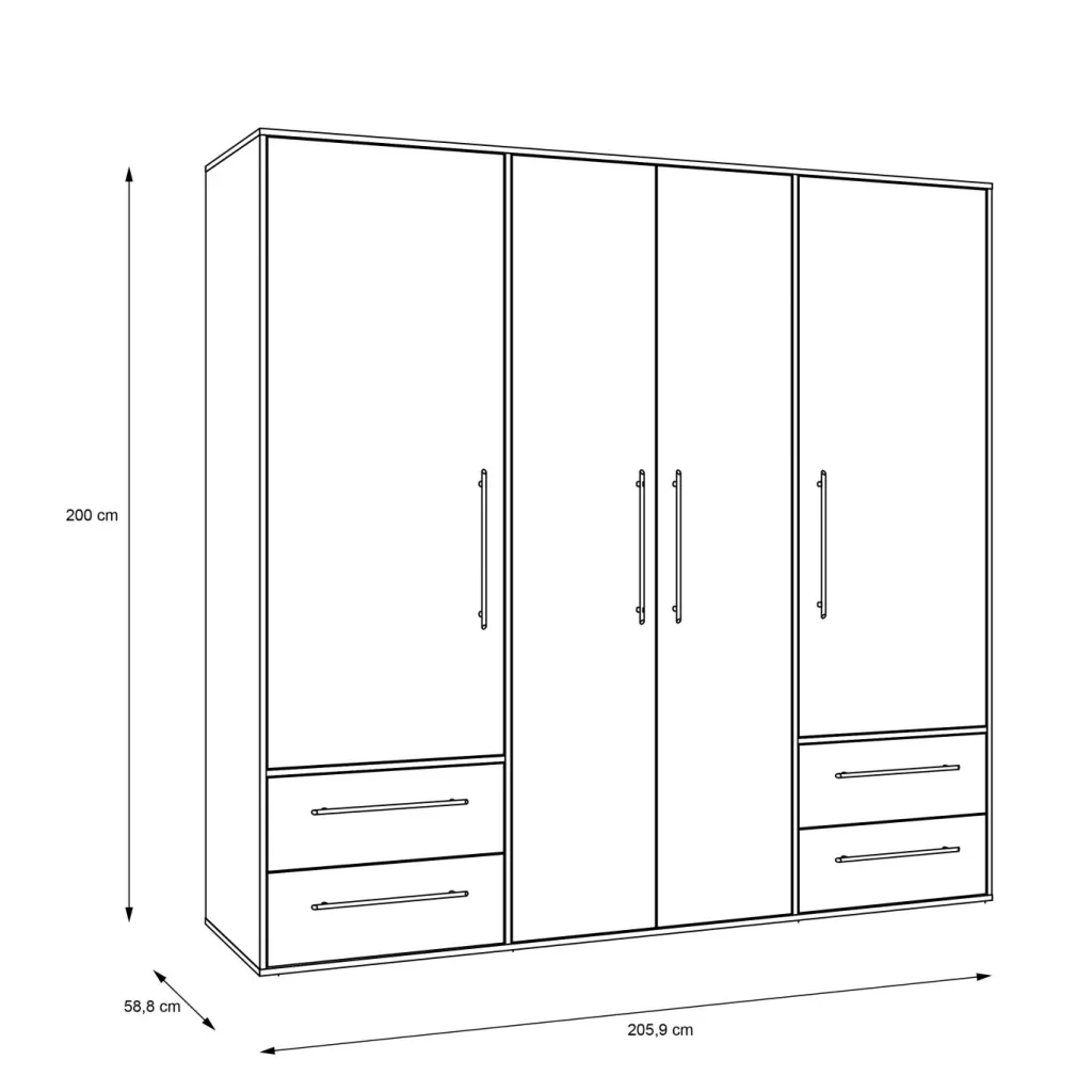 Forte Armoires À Vêtements<Armoire à vêtements VALGA
