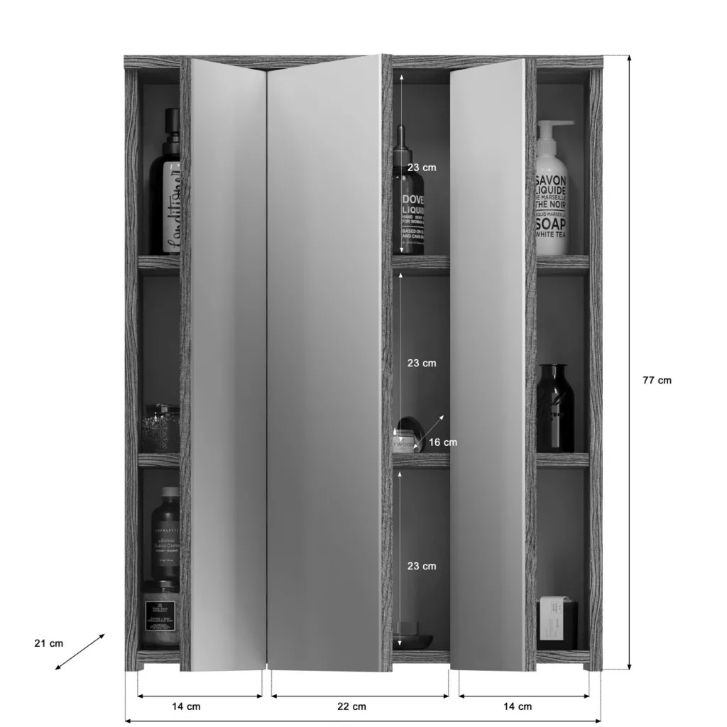 Xonox Armoires De Toilette|Armoires De Salle De Bains<Armoire de toilette ASSELA