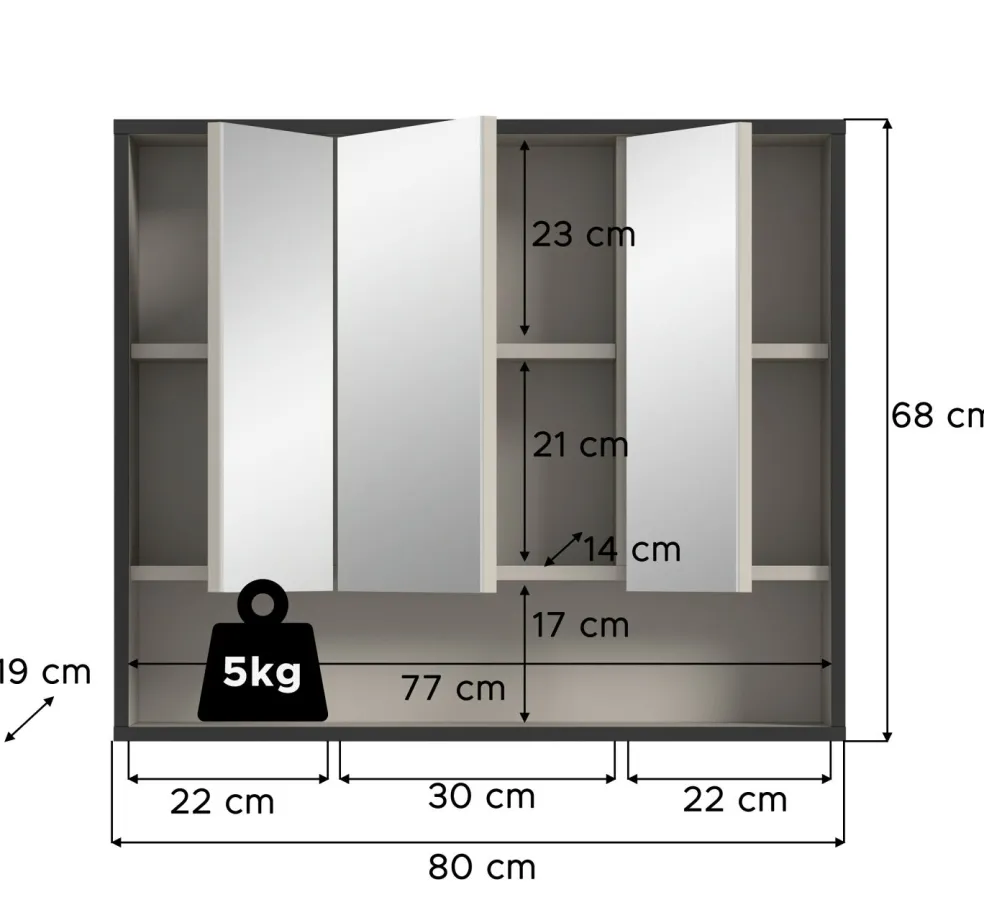 Armoire de toilette BAGNO