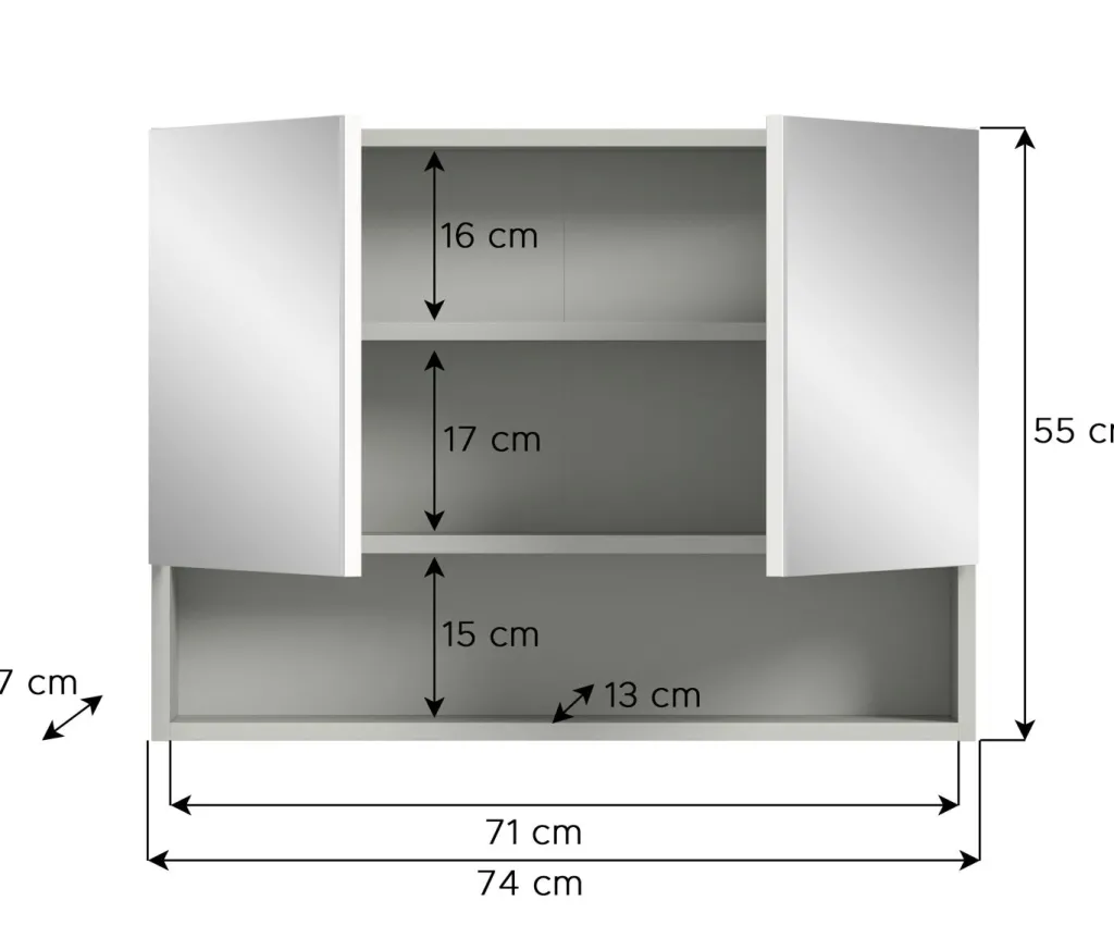 Xonox Armoires De Toilette|Armoires De Salle De Bains<Armoire de toilette DILLA