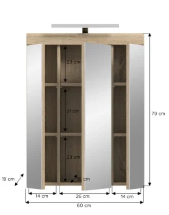 Armoire de toilette GIMBI