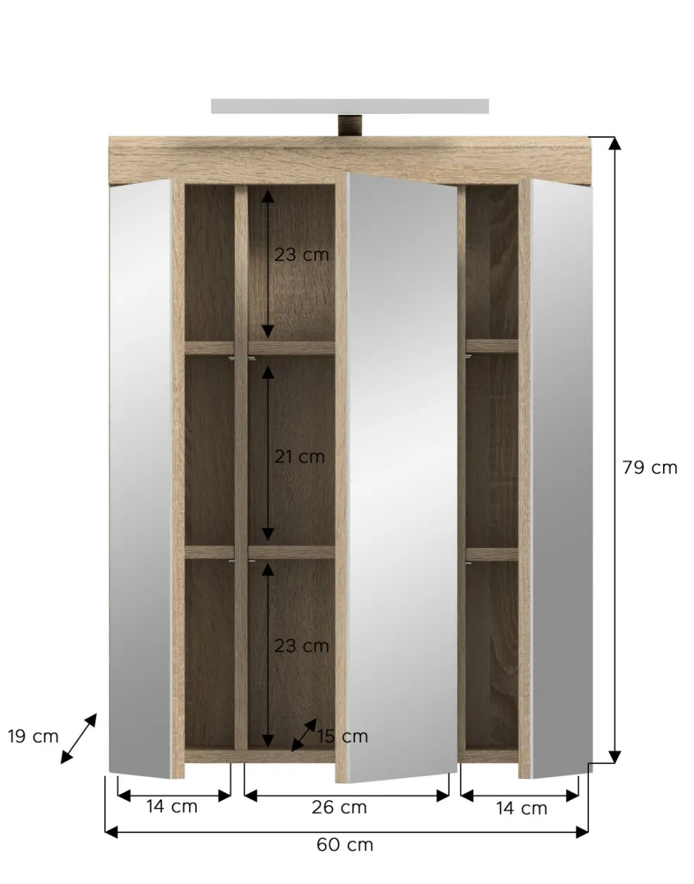 Armoire de toilette GIMBI