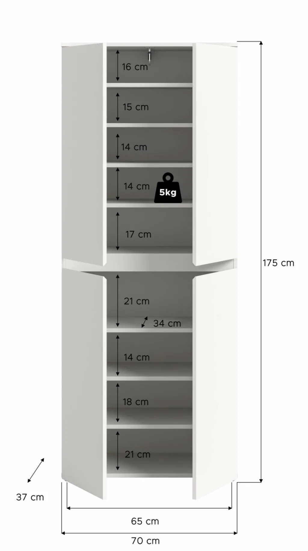 Xonox Armoires Multifonctions<Armoire multifonction SCARPA