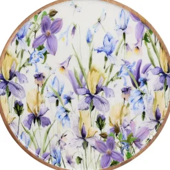 Koopman Vaisselle & Couverts|Bols, Assiettes & Coupes<Assiette décorative fleurs EH