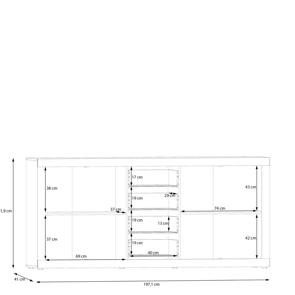 Forte Commodes Combinées|Bahuts<Bahut BACCIO