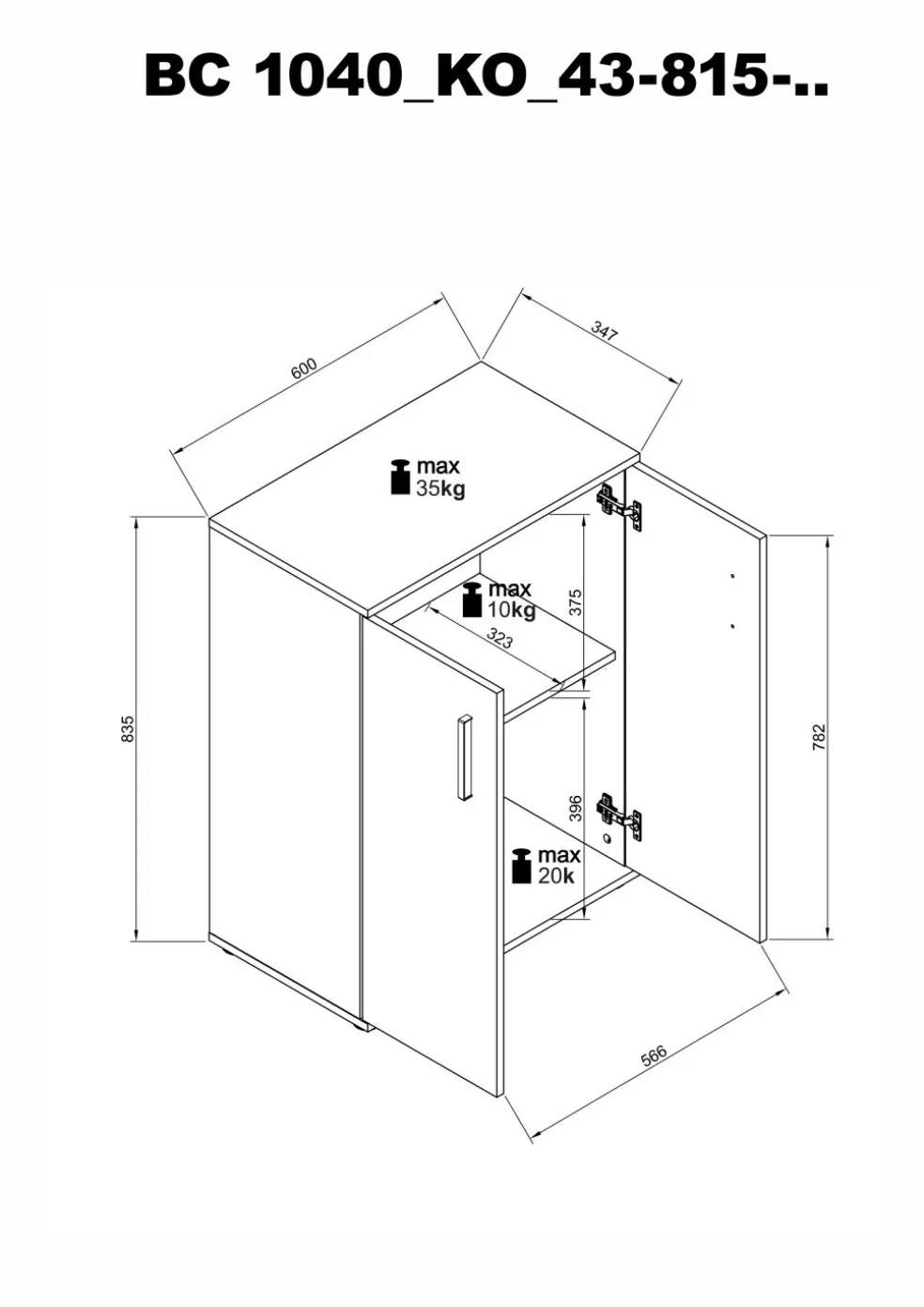 Bahut BC 1040