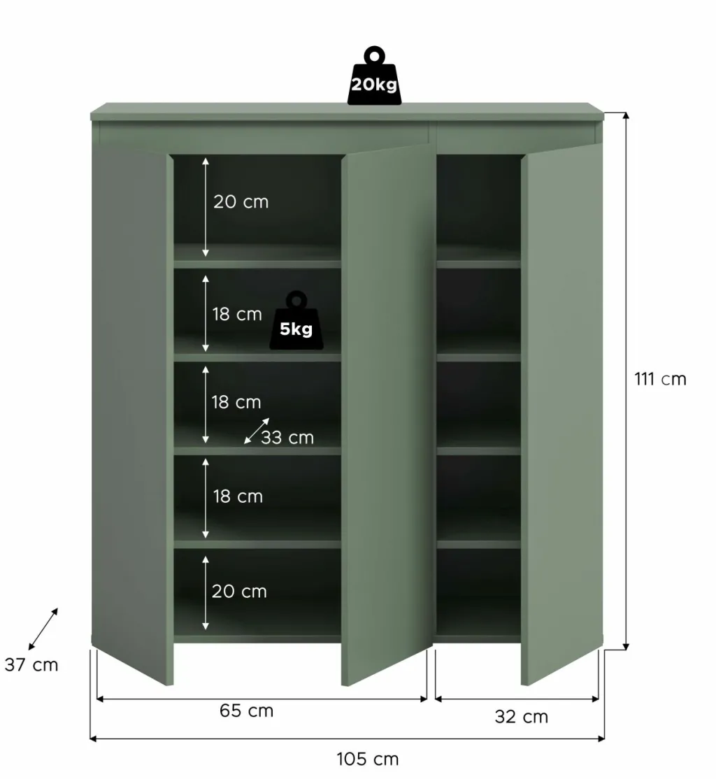 Xonox Armoires Multifonctions<Bahut haut SCARPA