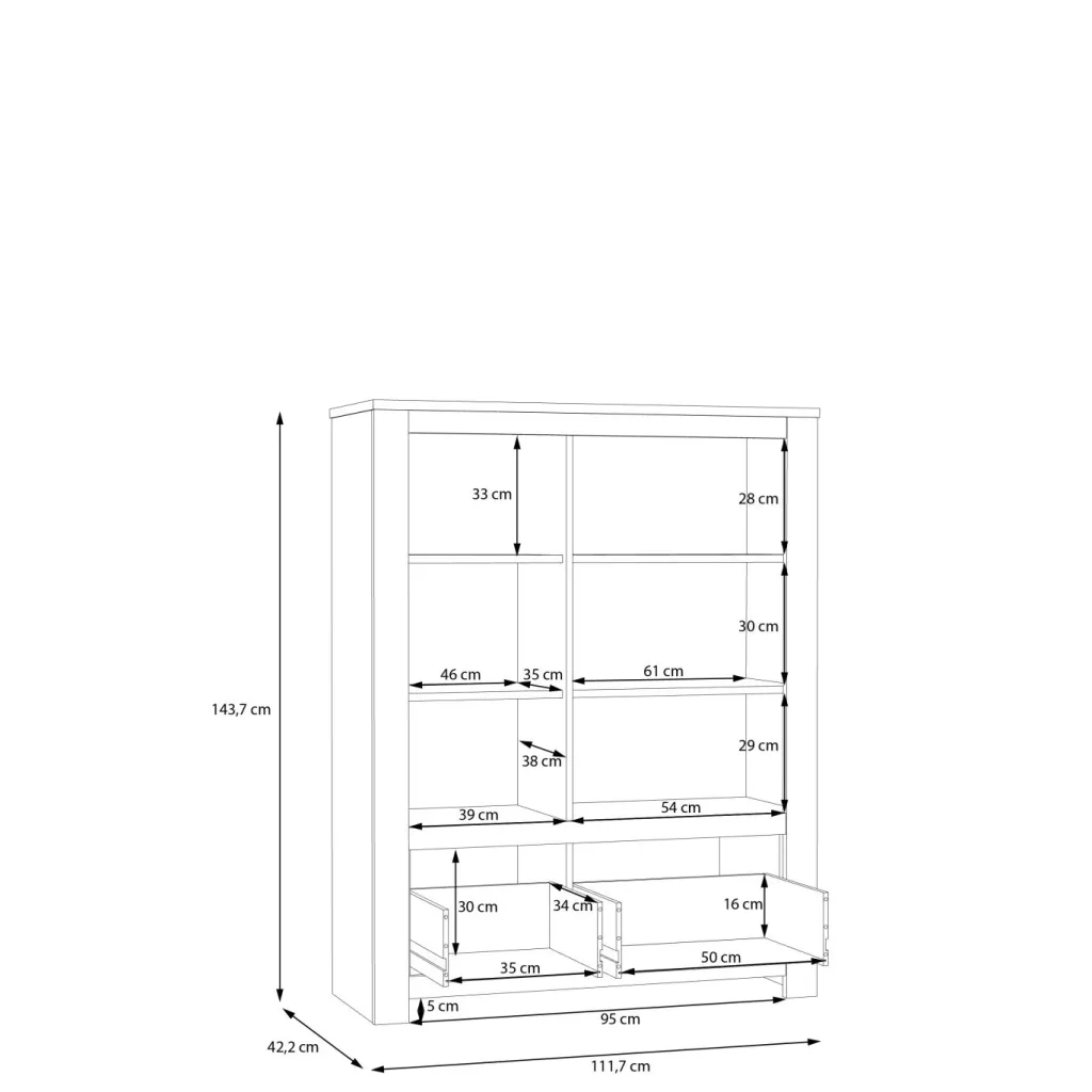 Forte Bahuts Hauts<Bahut haut vitrine KALLASTE