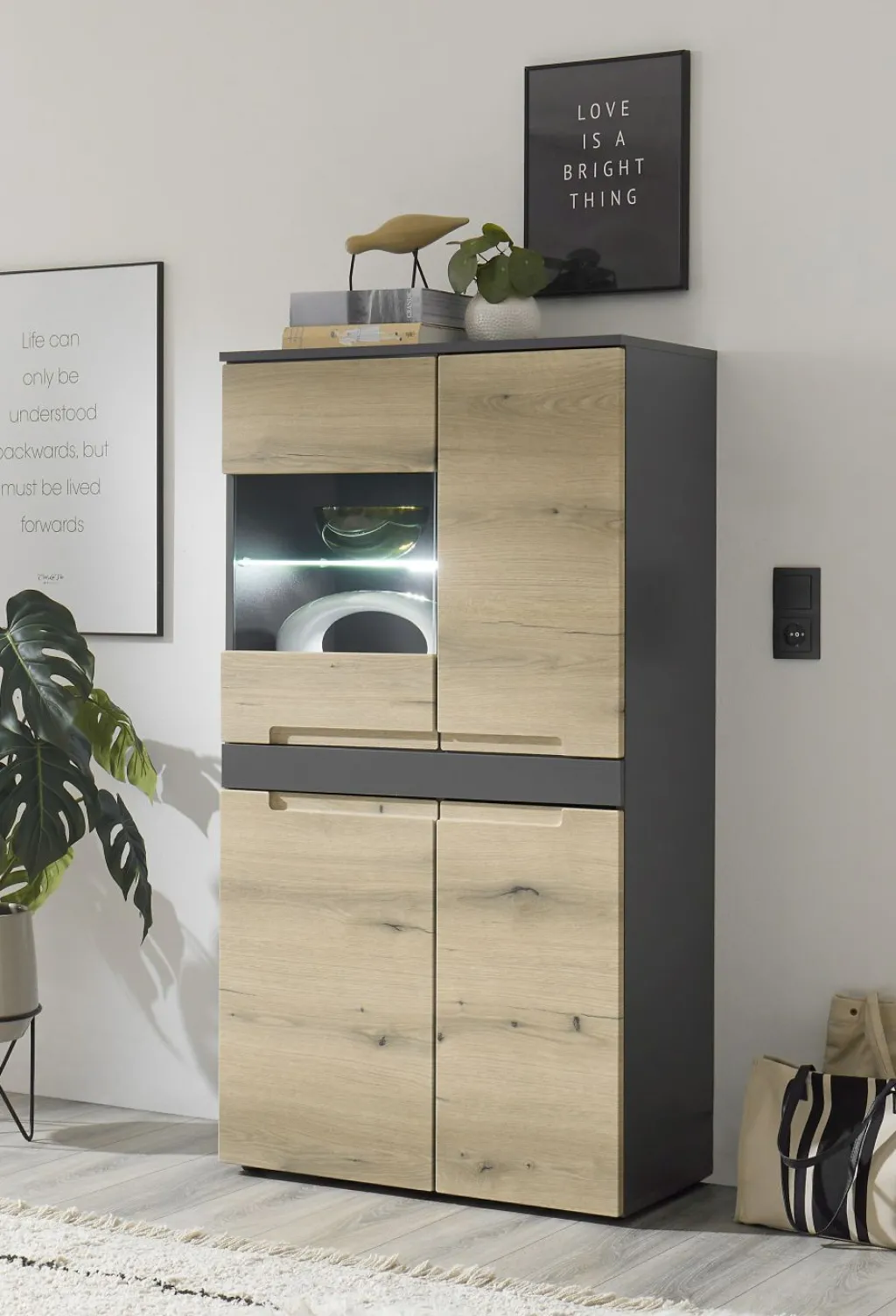HBZ Bahuts Hauts<Bahut haut vitrine CORK