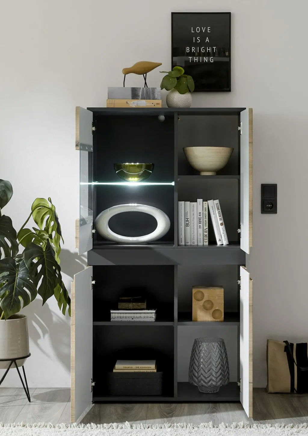 HBZ Bahuts Hauts<Bahut haut vitrine CORK