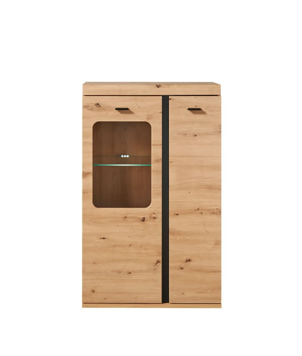 Bahut haut vitrine KRETA