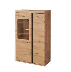 Bahut haut vitrine KRETA
