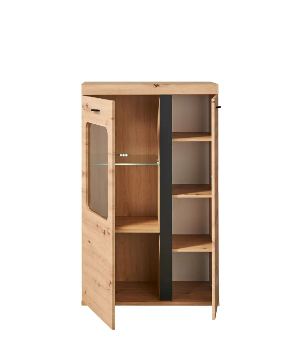 Bahut haut vitrine KRETA