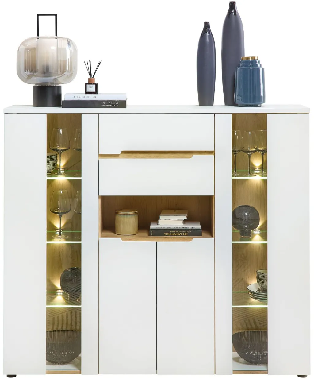 Innostyle Bahuts Hauts<Bahut haut vitrine MEAGAN