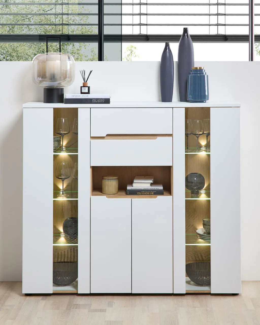 Innostyle Bahuts Hauts<Bahut haut vitrine MEAGAN