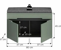 Xonox Bancs À Chaussures|Bancs De Vestiaires<Banc à chaussures GOBA