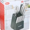 Edco Ustensiles Cuisine/Pâtisserie<Bloc avec couteaux de cuisine 15 pièces ALPINA