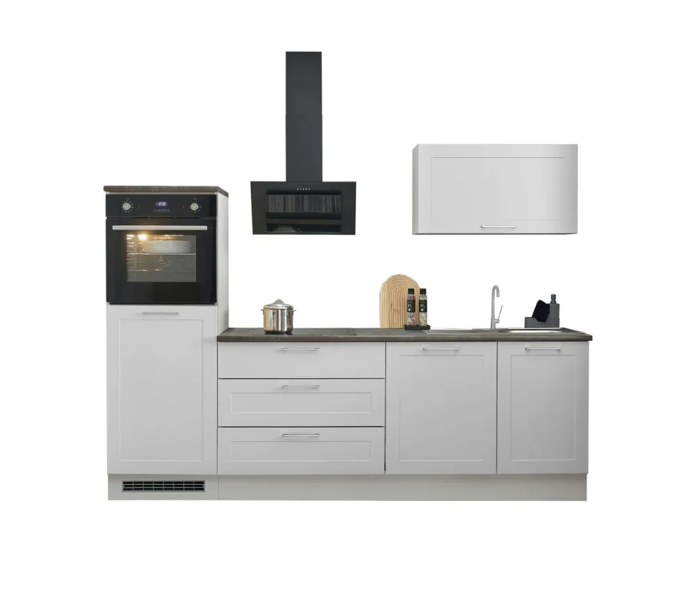 Bloc cuisine avec électroménager HASTINGS (bloc cuisine - meuble colonne) I