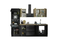 Bloc cuisine avec électroménager CORNWALL (bloc cuisine-four-micro-ondes) VI