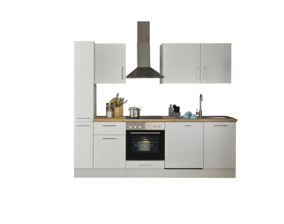Bloc cuisine avec électroménager CORNWALL (bloc cuisine-armoire coulissante-lave-vaisselle) I