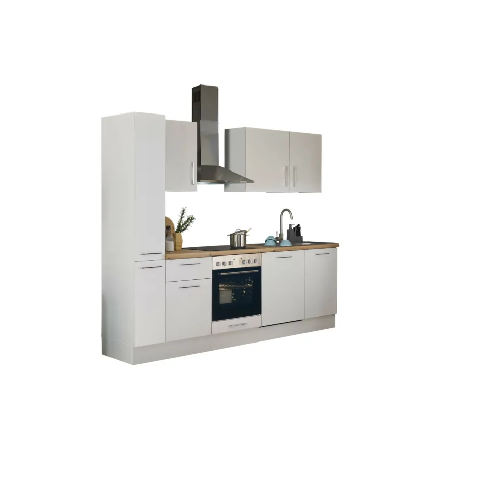 Bloc cuisine avec électroménager CORNWALL (bloc cuisine-armoire coulissante-lave-vaisselle) I
