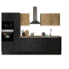 Bloc cuisine avec électroménager CORNWALL (bloc cuisine-four-micro-ondes) IX