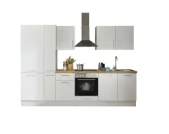 Bega BBK Cuisines Équipées|Afficher Blocs Cuisine<Bloc cuisine avec électroménager CORNWALL (bloc cuisine-réfrigérateur-armoire coulissante) I